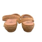 Eric Michael  Elva Strappy Minimalist Leather Espadrille Sandals Size 37 US 6.5 7 Photo 4