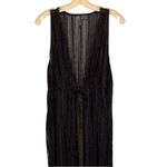 Beach Bunny Free People Black Long Swim Cover-Up Dress Photo 1