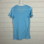 Lululemon  Karmady Short Sleeve Tonka Stripe Burnout Blue Moon size 6 Photo 8
