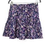 Sanctuary  Matching Set Navy Floral Flirty Mini Skirt and Tank Top NWT Sz Medium Photo 2