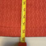 Anthropologie Maeve Women Coral Shift Dress Stretch Crew Neck Textured Design M Photo 13