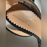 Antonio Melani x Nicola Bathie Emilia Velvet Rose Platform Dress Sandals - NWOB Photo 11