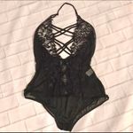 Strappy Bodysuit Teddy Lingerie. New Black Size 2X Photo 7