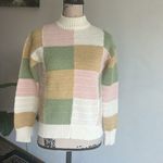 Greylin  Colorblock Pastel Sweater Size XS Photo 1