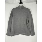 The North Face Full Zip Up Sweater Jacket Heater Grey Knit Pockets Size 2XL XXL Photo 1