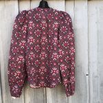 Current/Elliott The Settler Floral Cotton Blouse - size XS Photo 8