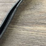 Margot Black Pebbled Leather Crossbody Bag OS Double Zipper Closure Adjustable Photo 7