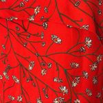 Tabitha Webb  Red Daisy Ruffle Midi Sundress Halter High Low Size 2 Photo 7