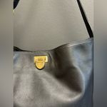 Ralph Lauren  Leather Medium Harlow Hobo Black Bucket Bag Shoulder Handbag Photo 5