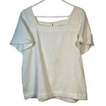 Madewell  Harlow Square Neck Top in Lighthouse Size Large EUC #0578-OC Photo 1