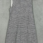 Ivanka Trump Fit & Flare Dress Womens 8 Blue Striped Nautical Old Money Preppy Photo 0