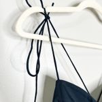 STAUD  Womens Landry Mini Dress Smocked Sleeveless Tiered Black Size XL NEW Photo 5