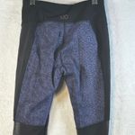 CALIA by Carrie Underwood Leggings Black Blue Snake Print Mesh Panel XS Photo 5