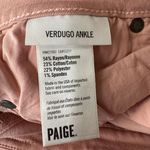 Paige Verdugo Ankle Soft Pink Jeans Size 27 Photo 6