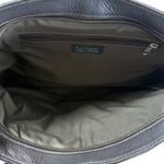 VTG Le Donne Leather Hobo Horse Stamp Dark Brown Leather Crossbody Bag Purse Photo 10