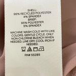 EXPRESS NWT  Women's Short Sleeve Peplum Ruffle Bodysuit Blouse Dusty Mauve Large Photo 12