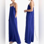 NEW Róhe Silk Strap Kaftan electric blue Maxi Dress SZ 40 US 8 Photo 2