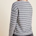 Anthropologie  Devin sweatshirt textured striped brand‎ new with tags Photo 1