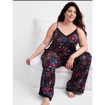 Brand New State of Day Women's Size XL 2 Piece VDAY Black Floral Lounge Set Photo 1