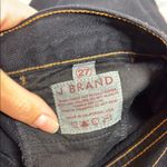 J Brand Women’s Wide Leg Flare Jeans Black W/ Contrasting Stitching Size 27 Photo 1