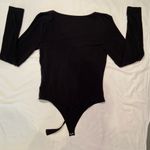 Wilfred Aritzia, ‎ Black Body Suit, long sleeve, scoop neck, size Medum Photo 6