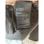 H&M  Charcoal Loose Knit Sweater Gray Clean Autumn Lightweight V Neck Layer Boho Photo 4