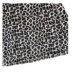 VINTAGE 90s Velvet Leopard Cropped Top Brown Size L Photo 1