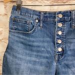 Madewell High-Rise Denim Shorts in Derby Wash: Button-Front Edition Size 29 Photo 4