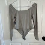 Lululemon Wundermost Ultra-Soft Nulu Square-Neck Long-Sleeve Bodysuit Size Med Photo 2