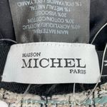 NEW Maison Michel Paris Mara Tweed Bucket Hat Golden Multi Blue White Size M Size M Photo 9