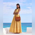 Patricia Nash Leather London Cognac Brown Saddle Bag Crossbody Satchel Photo 1