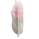 kim rogers  Cardigan Size M Beige and Pink Photo 5
