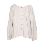 EMERSON FRY Frances Blouse, Shell Pink Linen, Medium Photo 9