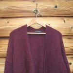 Do Everything In Love NWT Super Soft Maroon Bell Sleeve Cardigan Sweater S M L XL Photo 3