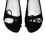 Helsa NEW NIB Maja Suede Peep Toe Sandal Heel In Black Photo 5