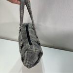 San Diego Hat Co. Plaid Black Blue Green Wool Blend Barrel Shoulder Bag Tweed Photo 1