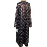LuLaRoe  Womens Duster Cardigan Sarah Open Front Long Sparkling Metallic XS Photo 2