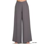 Zenana Outfitters Gray wide leg pants. Xs-S Photo 6