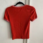 J.Crew Vintage Rib Shrunken T-shirt with contrast stitch Sz Small Photo 1
