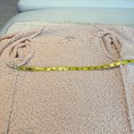 Adam Levine  Open Front Waterfall Cardigan Sweater Size XS Light Pink Chunky Knit Photo 7