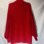 JODIFL  Red Turtleneck Sweater Women’s Medium Photo 5