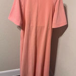 Vanity Fair  pink 3/4 sleeve 1/2 zip duster sz Medium Photo 0