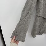 Vince Wool & Cashmere Blend Gray Flap Open Cardigan Cozy Lounge Designer XS Photo 3