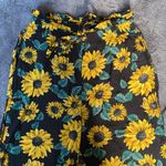 H&M Sunflower print Ankle-length Pull-on Pants Photo 2