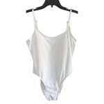 ANDIE NWT The Laguna Ribbed ScoopBack OnePiece Swimsuit Removable Cup 2XLT White Photo 10
