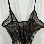 Leopard Print Bodysuit Brown Size undefined Photo 3