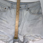 GRLFRND White Helena Shorts Size 26 Distressed Button Fly Super Short n’ Sweet Photo 6