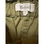 Madewell Double Button Tapered High Rise Pants sz 2 paper bag waist Photo 4