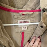 VINTAGE Mossimo Supply Beige Utility Jacket Spring Summer Light Layer Hood Tan Size XL Photo 2