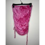 Princess Polly  Size 6 Tie Dye Ruched 2 Piece Outfit Shirt Skirt 100% Cotton Photo 7